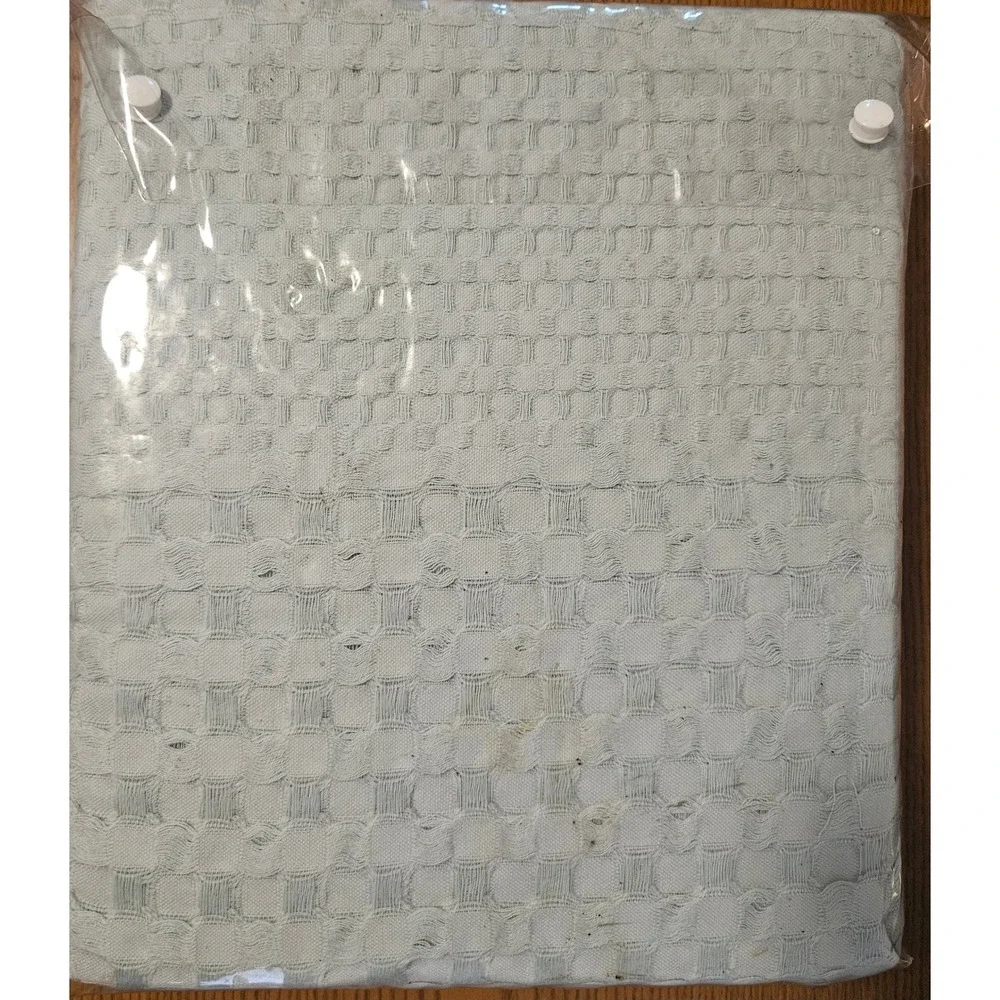 Madison Park Arlo Seafoam Green 100% Cotton Shower Curtain 72x72